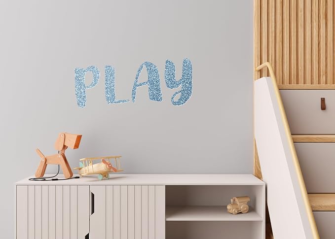 VViViD DECO65 Blue Flake Metallic Glitter Adhesive Vinyl 6 Feet x 1 Foot