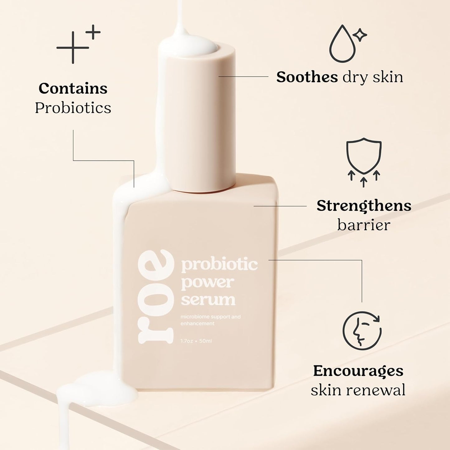 Roe Wellness- Baby Serum Hydrating Skincare EWG Verified Non-Toxic Ingredients Probiotic Protection | Hydrate, Soothe, Safe For All Skin Babies, Infants, Toddlers & Kids (Power Serum)