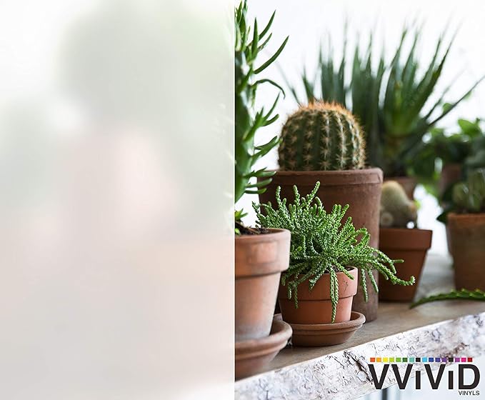 VViViD Frosted Matte Etched Adhesive Craft Window Vinyl Roll