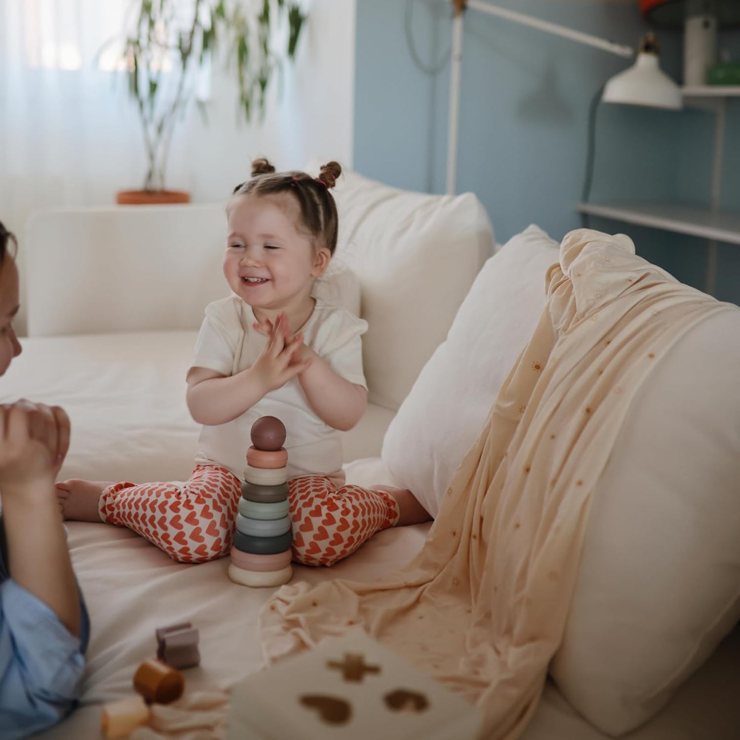 mushie Stacking Rings Toy | Made in Denmark (Original)