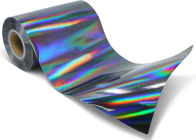 VViViD Deco65 Holographic Black Chrome Permanent Adhesive