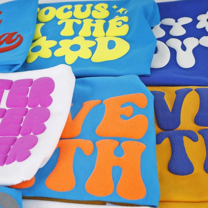 guangyintong Yellow Puff Heat Transfer Vinyl HTV Rolls