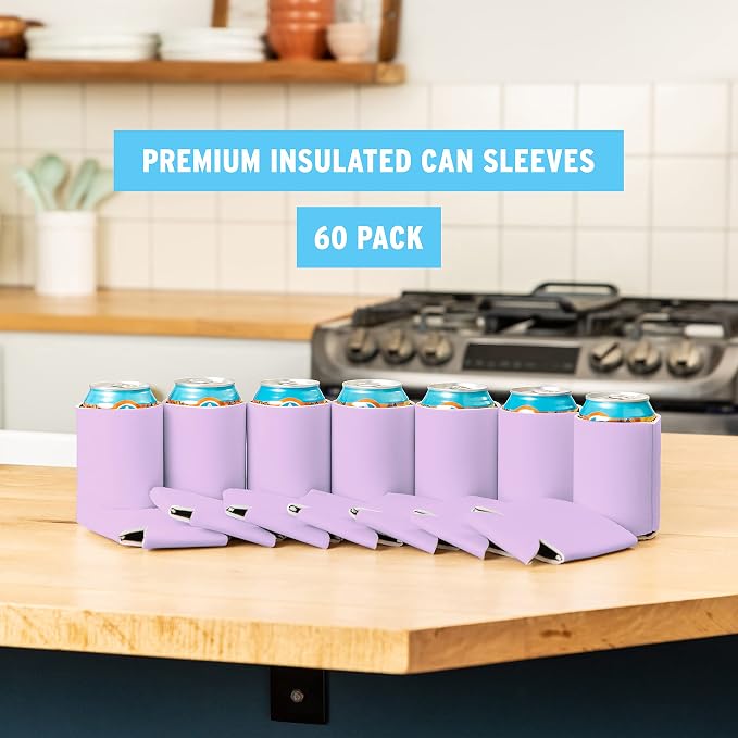 Blank Beer Can Cooler Sleeves Soft Insulated Beer Can Coolies