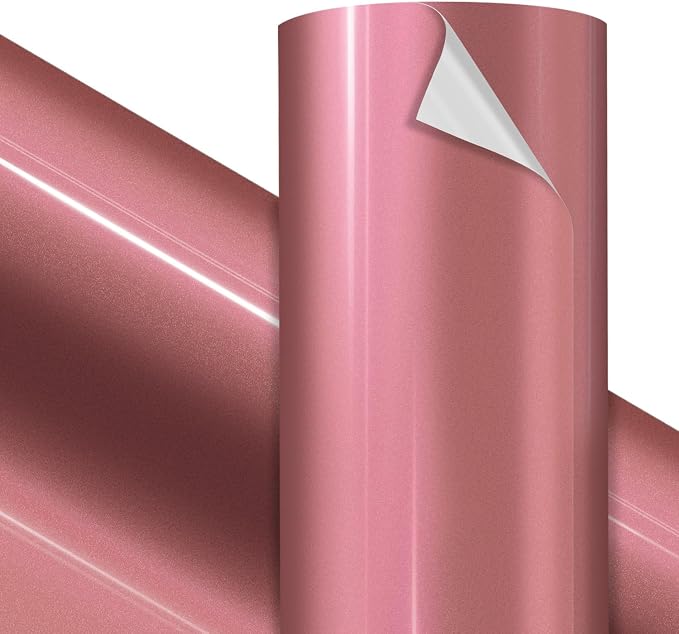 VViViD Premium Liquid Metallic Pink Craft Vinyl Roll 1ft x 5ft – Bubble-Free