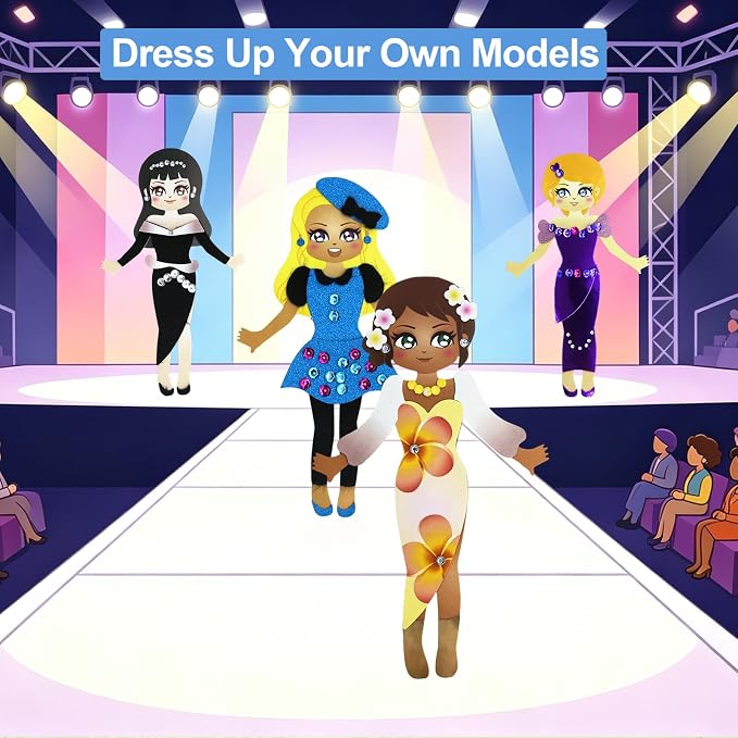 VKPI Fashion Dress Ups, Paper Art Crafts