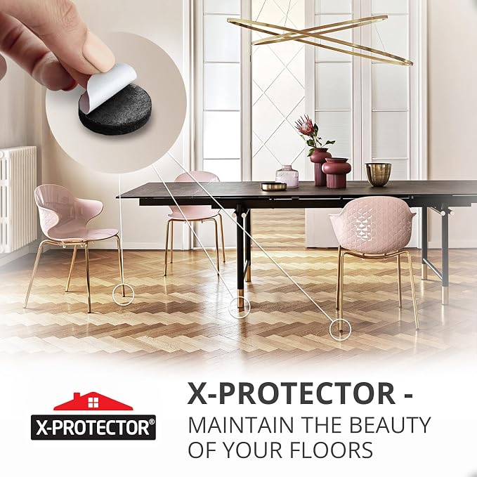 Felt Furniture Pads 235PCS X-Protector Huge Quantity of Black Furniture Pad |