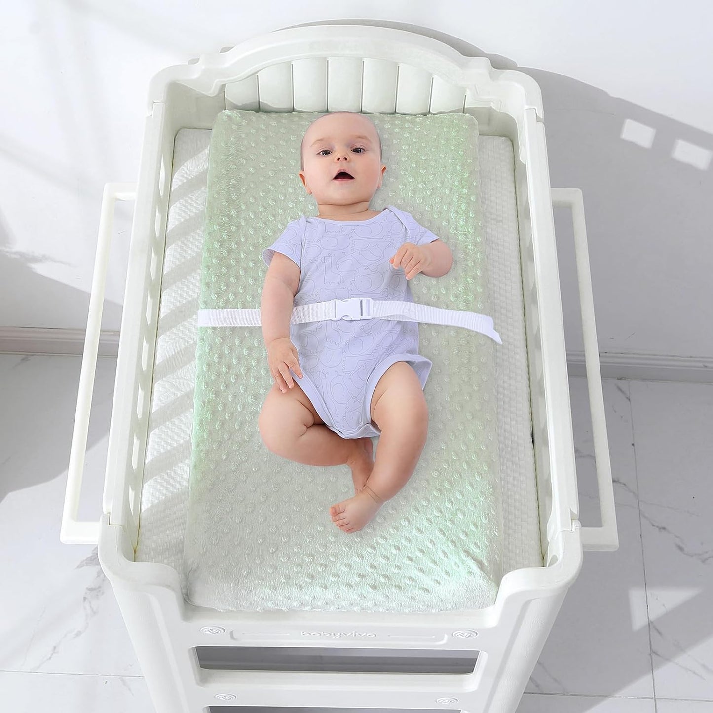Changing Pad Cover, Soft Changing Table Sheets for Baby Boy and Girl, Diaper Changing Table Cover Fit 32"/34'' x 16" Pad (Green)