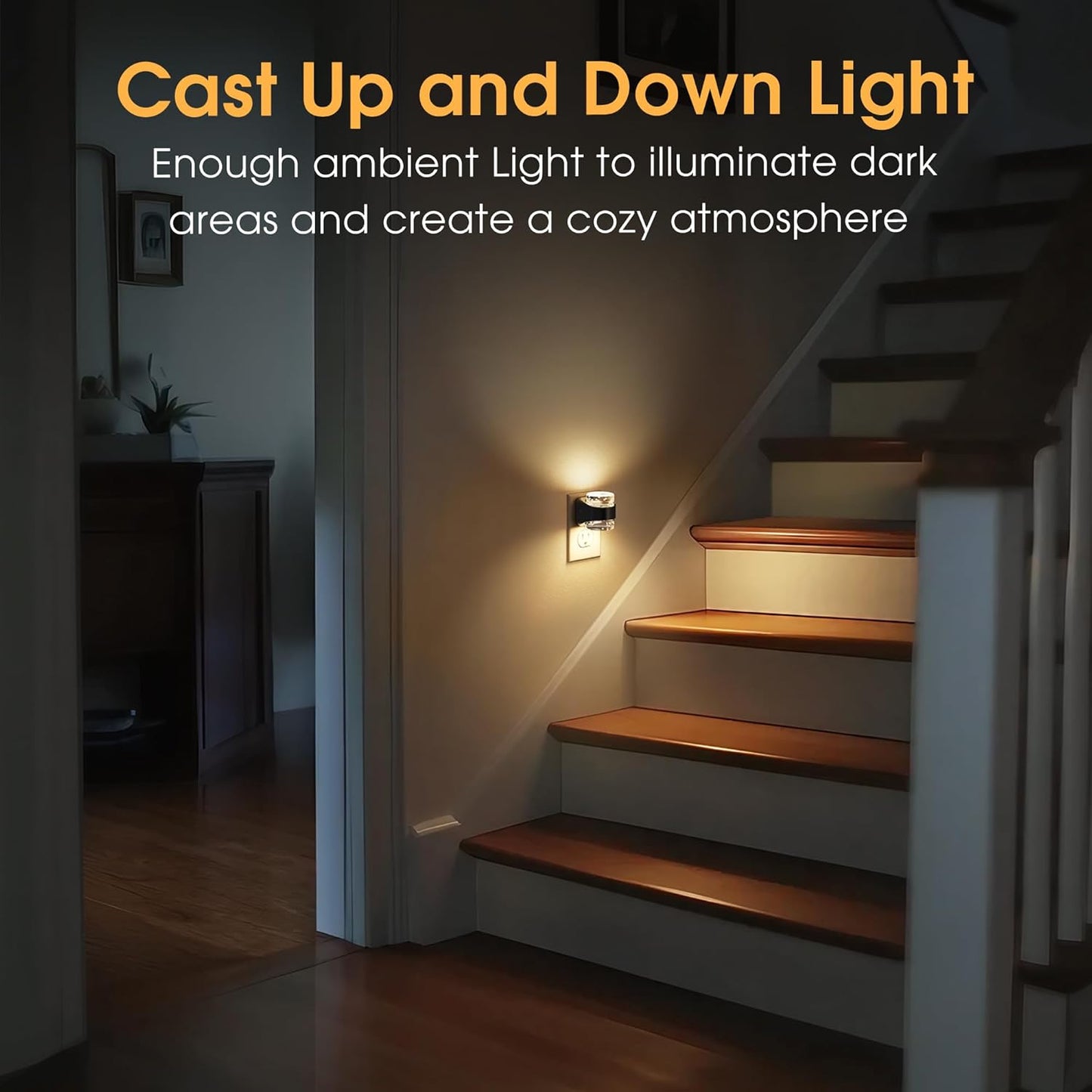 Briignite LED Night Light Plug into Wall - Dimmable Night Light with Bubble Design 3000K/4000K/5000K & 3 Brightness Levels for Baby Nursery, Hallway, Bathroom, Kids Room, 3CCT