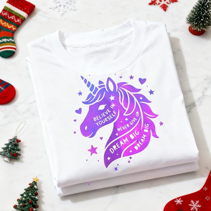 Chameleon Heat Transfer Vinyl Bundle 6 Packs Chameleon Gradient Change Color PU