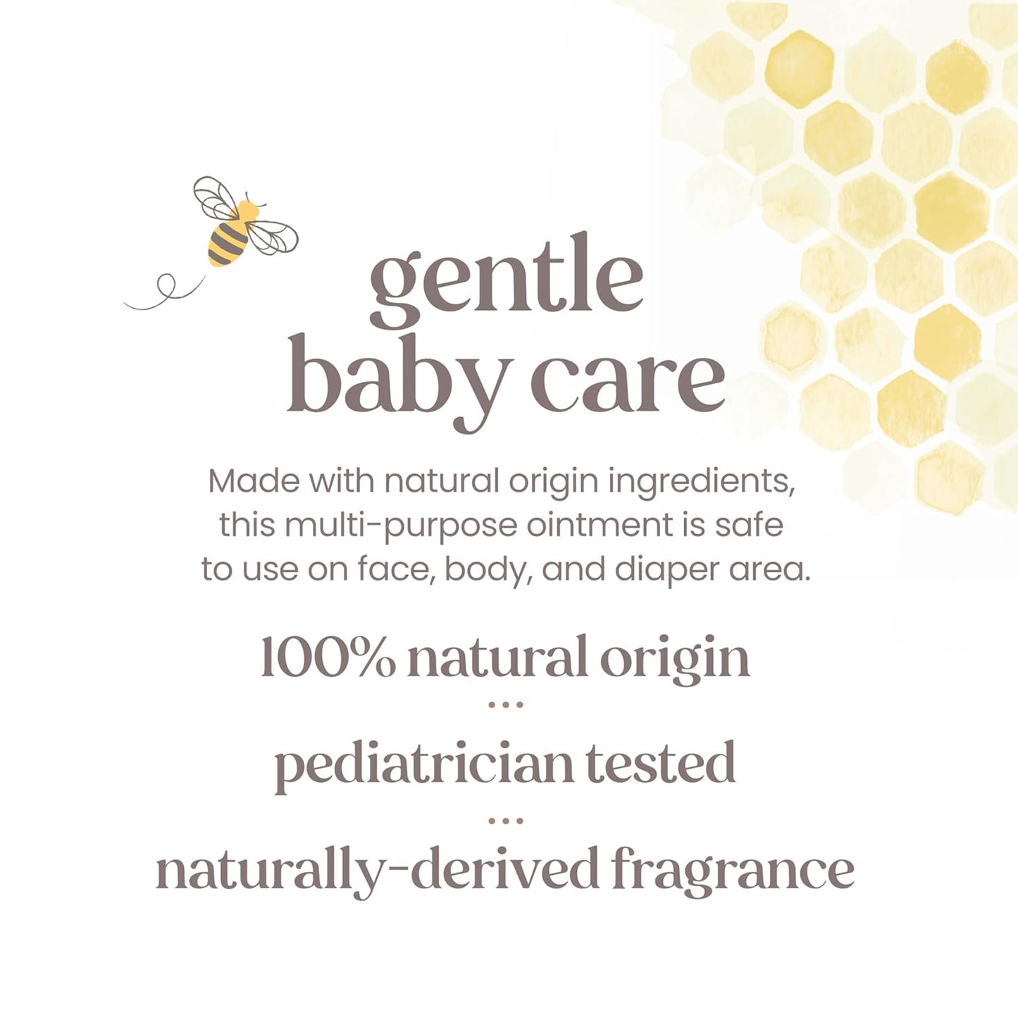 Burt's Bees Baby 100% Natural Multipurpose Ointment, Face & Body Baby Ointment – 7.5 Ounce Tub