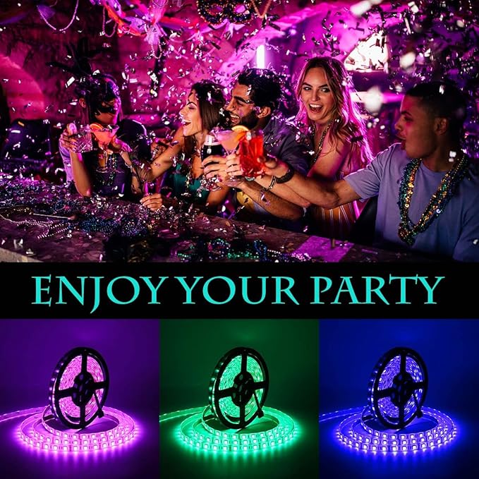 SUPERNIGHT 1-to-3 Remote Controller Dimmer for RGB LED Strip Lights, One Remote Can Control 3pcs Light Strips Synchronously, for SMD 5050 2835 3528 Multi Color Changing Rope Lights (3 Ports)