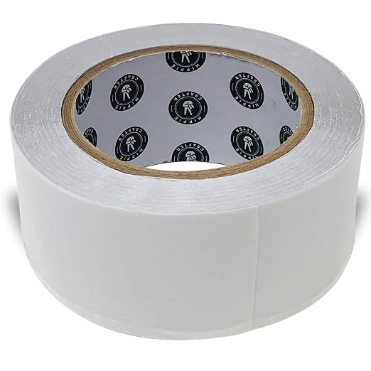 HIPPIE CRAFTER Clear Double Sided Tape, 2 Inch Wide Heavy-Duty Adhesive
