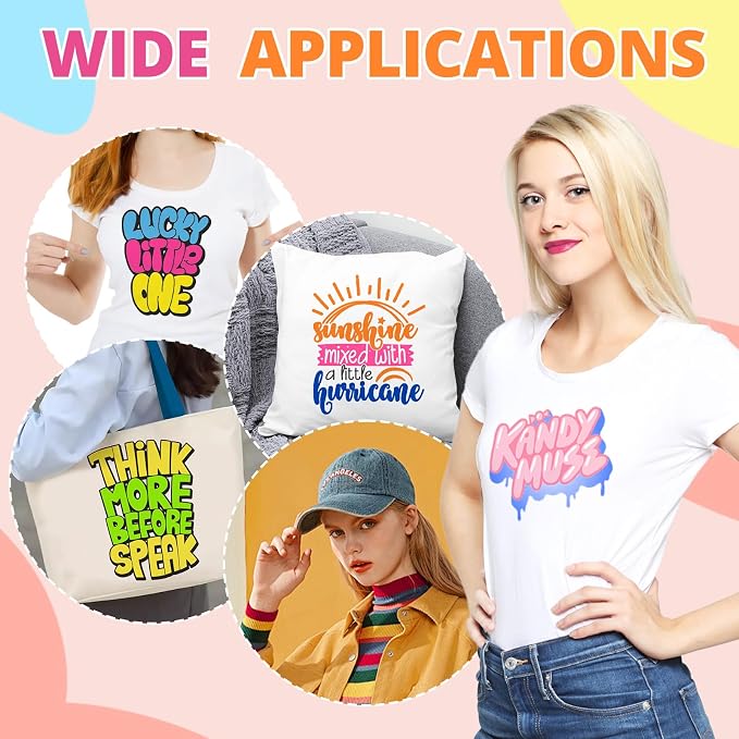 HTVRONT Neon Heat Transfer Vinyl