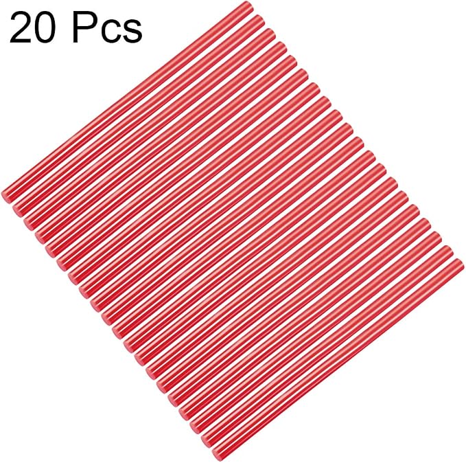 uxcell 20pcs Hot Glue Sticks for Glue Gun 7/16-inch x 10-inch Mini Hot Melt