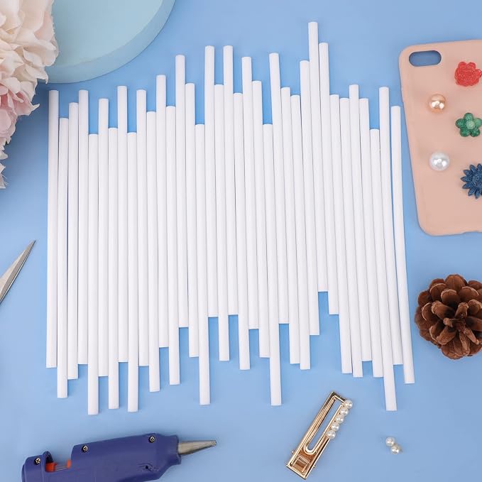 White Hot Glue Sticks Bulk, 36 Pack Mini Glue Sticks
