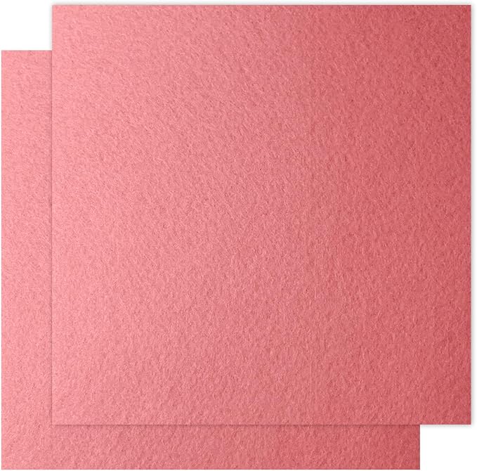 12" x 12" Felt Fabric Sheets for Crafts, Squares Felt Fabric Sheets, 1mm Thick