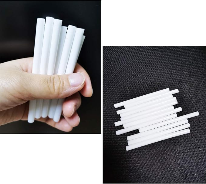 HUIHUIBAO 12 PCS Colored Hot Glue Sticks, Mini Hot Melt Adhesive Glue Stick