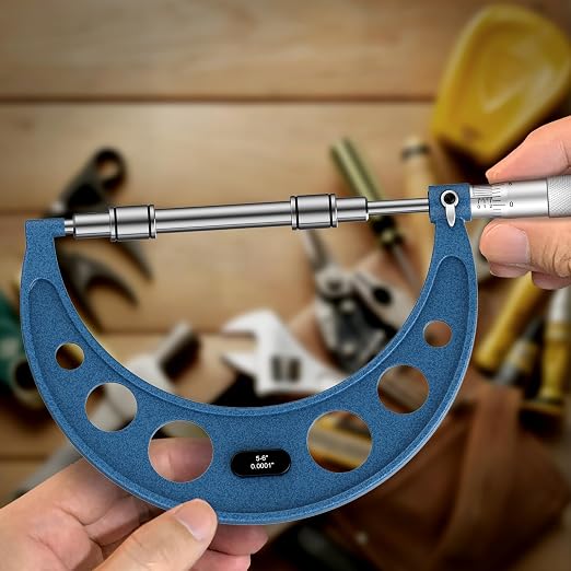 HDLNKAK 0-6 inch Outer Diameter Micrometer Set, 6-Piece high-Precision