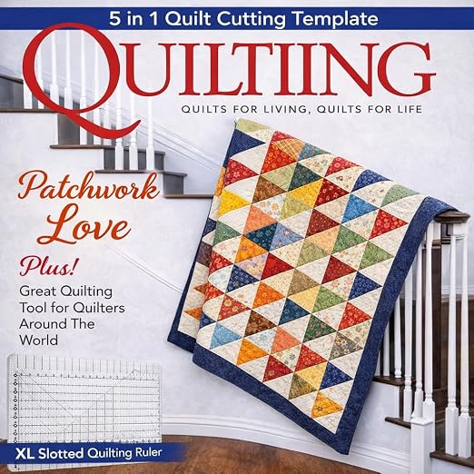 Upgrade 17-3/4 x 22" Slotted Quilting Ruler