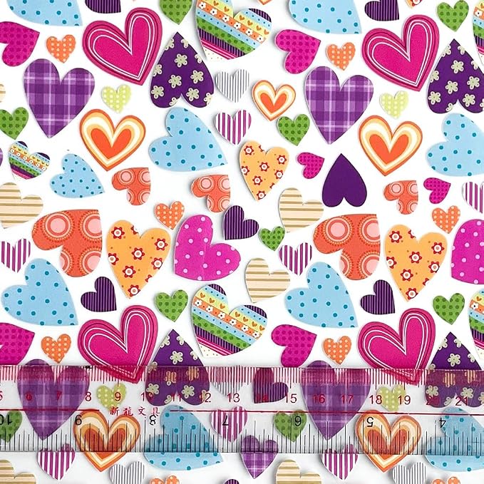 ONEART | Printed TPU Jelly Faux Leather 12 x 53 inches Transparent Clear Jelly