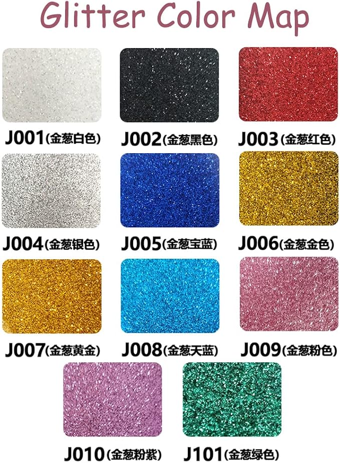 guangyintong Glitter Sky Blue Heat Transfer Vinyl HTV Rolls, HTV Vinyl