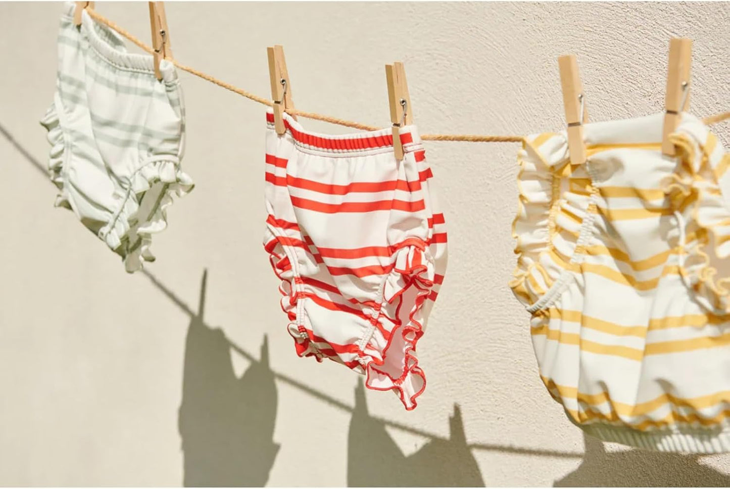 Baby Todder Girls Swim Diapers Washable Reusable Swimming Diapers BPA Free Swimmers Waterproof Swim Pants with Ruffles