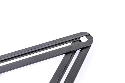 PEC Tools Professional Multi-Angle Measuring Ruler – Heavy Duty Metal Template