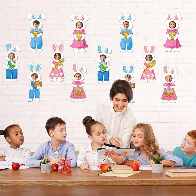 48 Set Easter Bunny Egg Cutouts