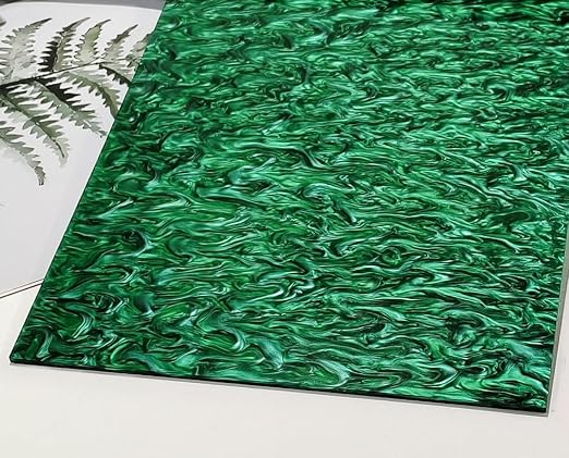 TOEPODO Cast Acrylic Sheet Pearlescent Ripple Acrylic Sheet 1/8“ Thickness