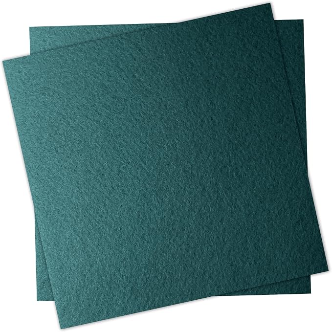 12" x 12" Felt Fabric Sheets for Crafts, 1mm Thick, Squares Felt Paper for