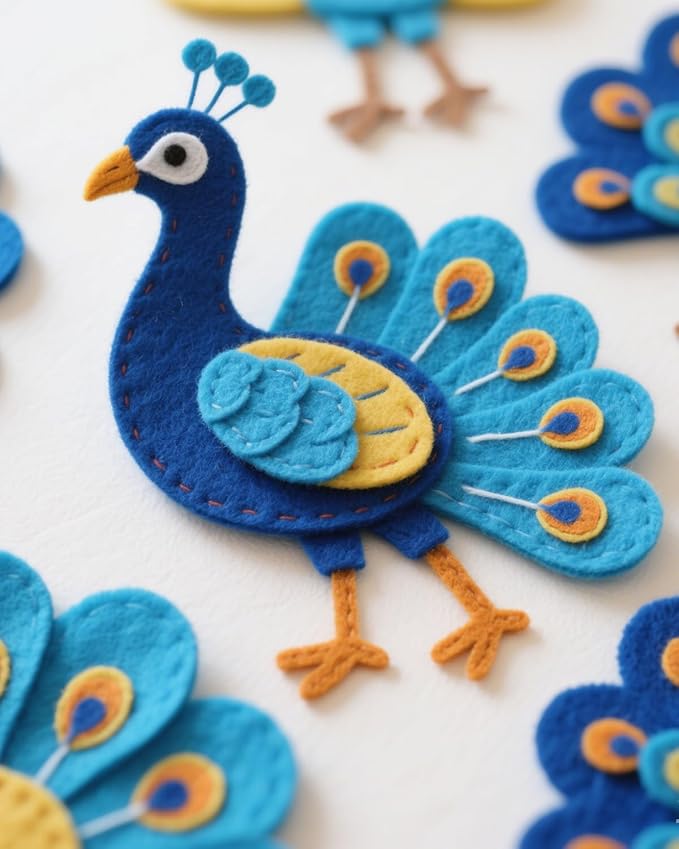 Blue Stiff Felt Sheets for Craftes