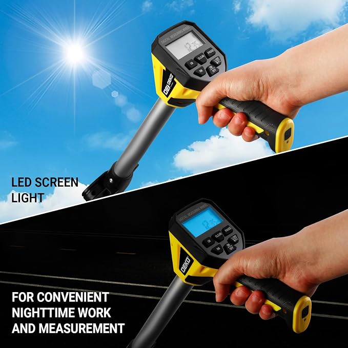 Measuring Wheel: DEKOPRO 6 Inch Digital Measuring Wheels, 4V Measure Wheel in