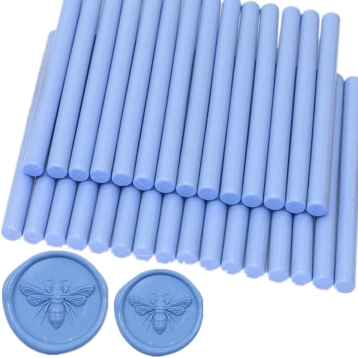 Dust Blue Wax Seal Sticks, Mini Sealing Wax Sticks Suit
