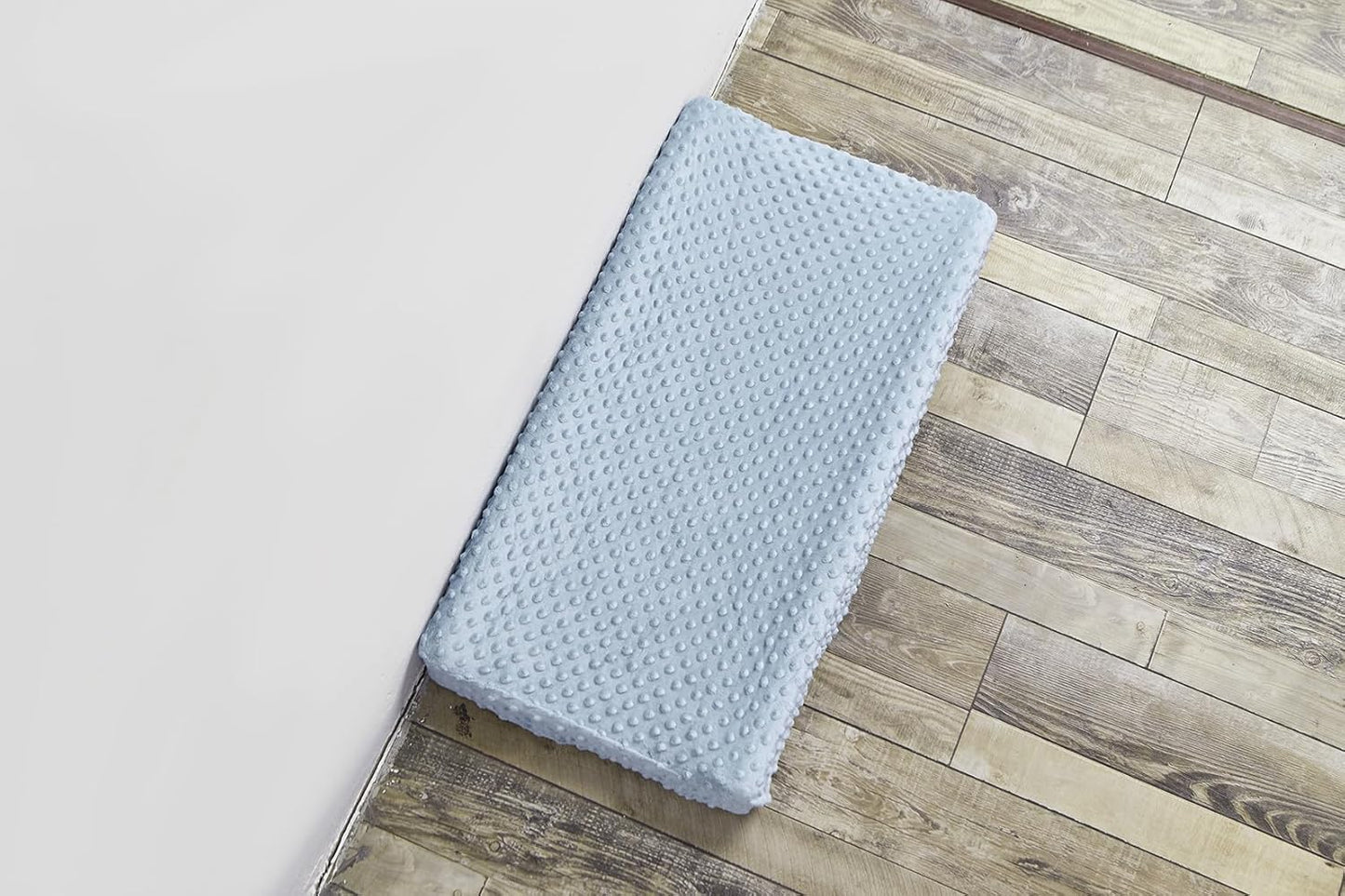 Changing Pad Cover Super Soft Dots Skin-Friendly Breathable Wipeable Changing Table Sheets for Baby Boy and Baby Girl (Cloud Blue)