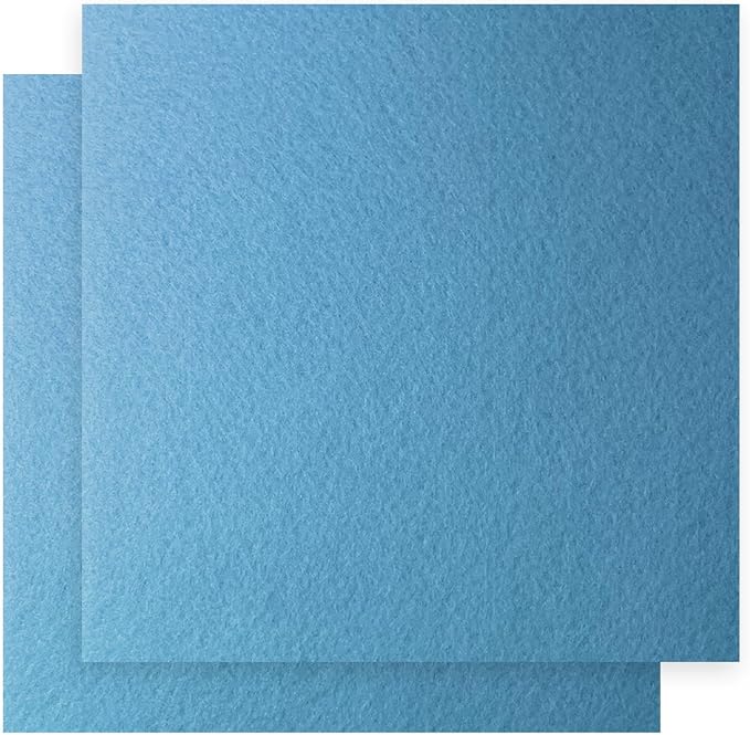 12" x 12" Felt Fabric Sheets for Crafts, Squares Felt Fabric Sheets, 1mm Thick