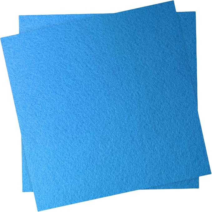 12" x 12" Felt Fabric Sheets for Crafts, 1mm Thick, Squares Felt Paper for