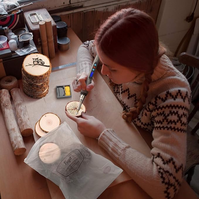 Fuyit Unfinished Wood Slices