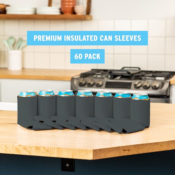 CURRENT CO. Blank Beer Can Cooler Sleeves Soft Insulated Coolies