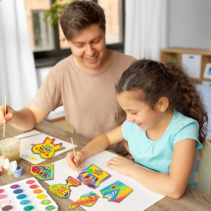 36PCS Wooden Father's Day Crafts