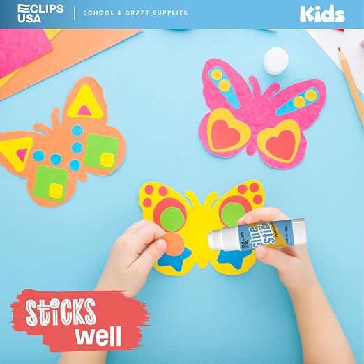 Glue Sticks Bulk, Glue Sticks for Kids Or Adults, Washable Glue Sticks
