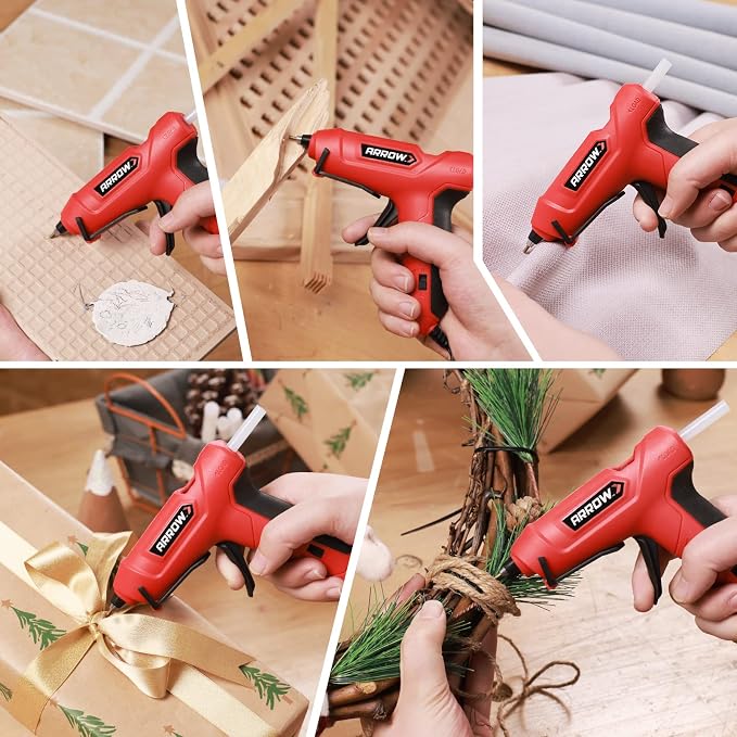Arrow Mini Hot Glue Gun, Dual Temp Glue Gun Kit
