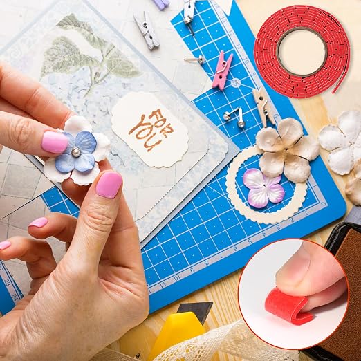 5 Roll Double Sided Foam Tape for Crafts