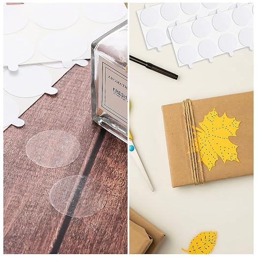 360Pcs Double Sided Adhesive Wax Seal Stickers | Removable, 1in Round Sticky