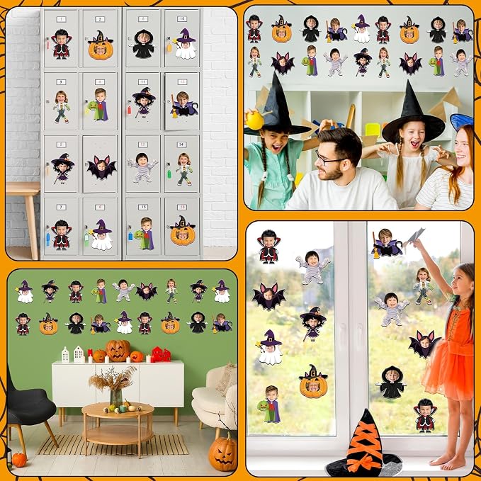 gisgfim 80Pcs Halloween Cutouts Boo Ghost Decorations Bulletin Board Halloween