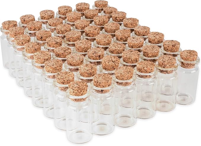 Super Z Outlet Mini Clear Glass Jars Bottles