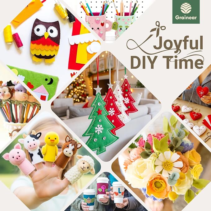 Red Soft Felt Sheets for Crafts, 1.6mm Thick, Kids' Crafts, DIY Projects