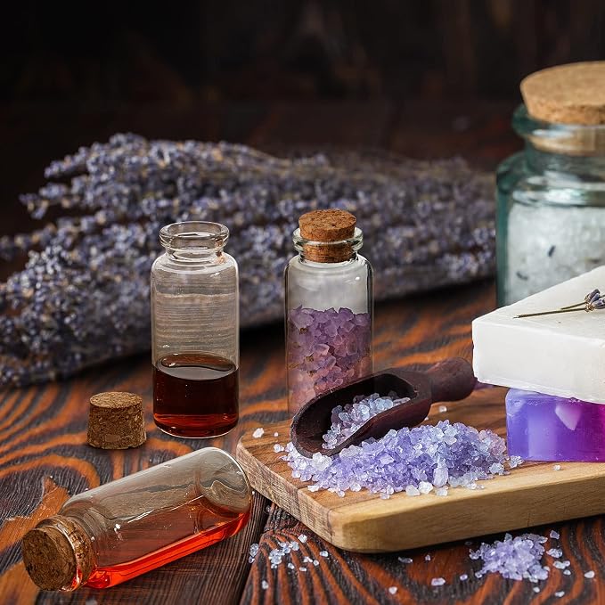 Gerrii 150 Pcs 30 ml Mini Glass Bottles