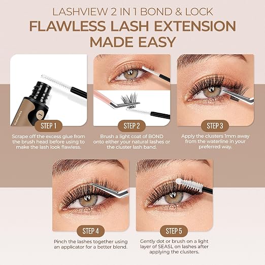 LASHVIEW Lash Bond and Seal Cluster Lash Glue