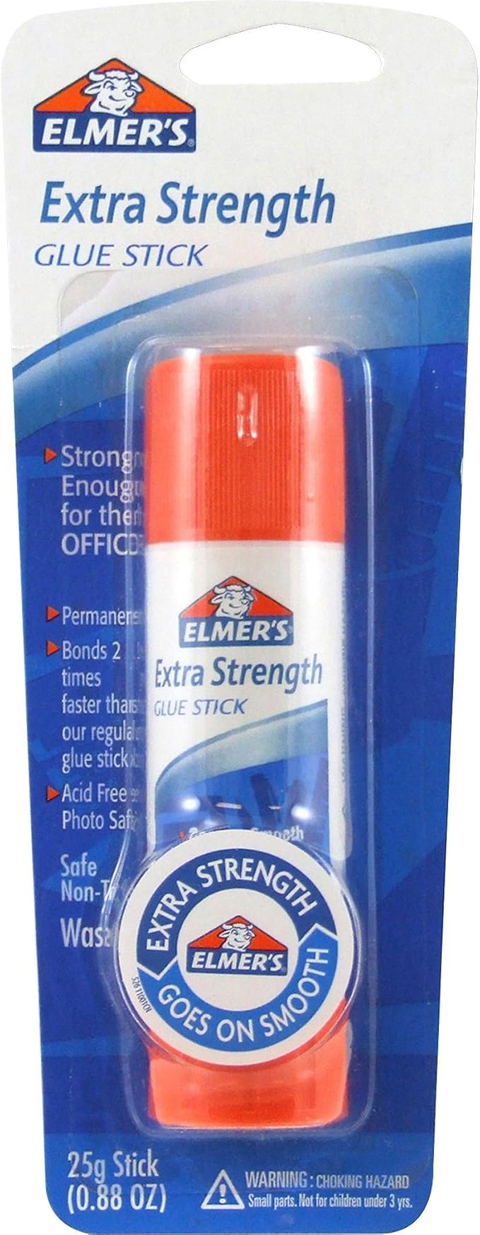 Elmer's Extra Strength Glue Stick, 0.88 Ounces