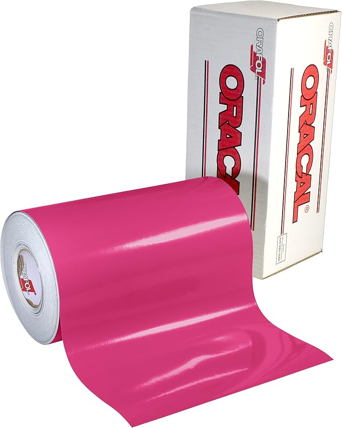 ORACAL 651 Pink Glossy Permanent Vinyl – Durable Outdoor Craft Vinyl